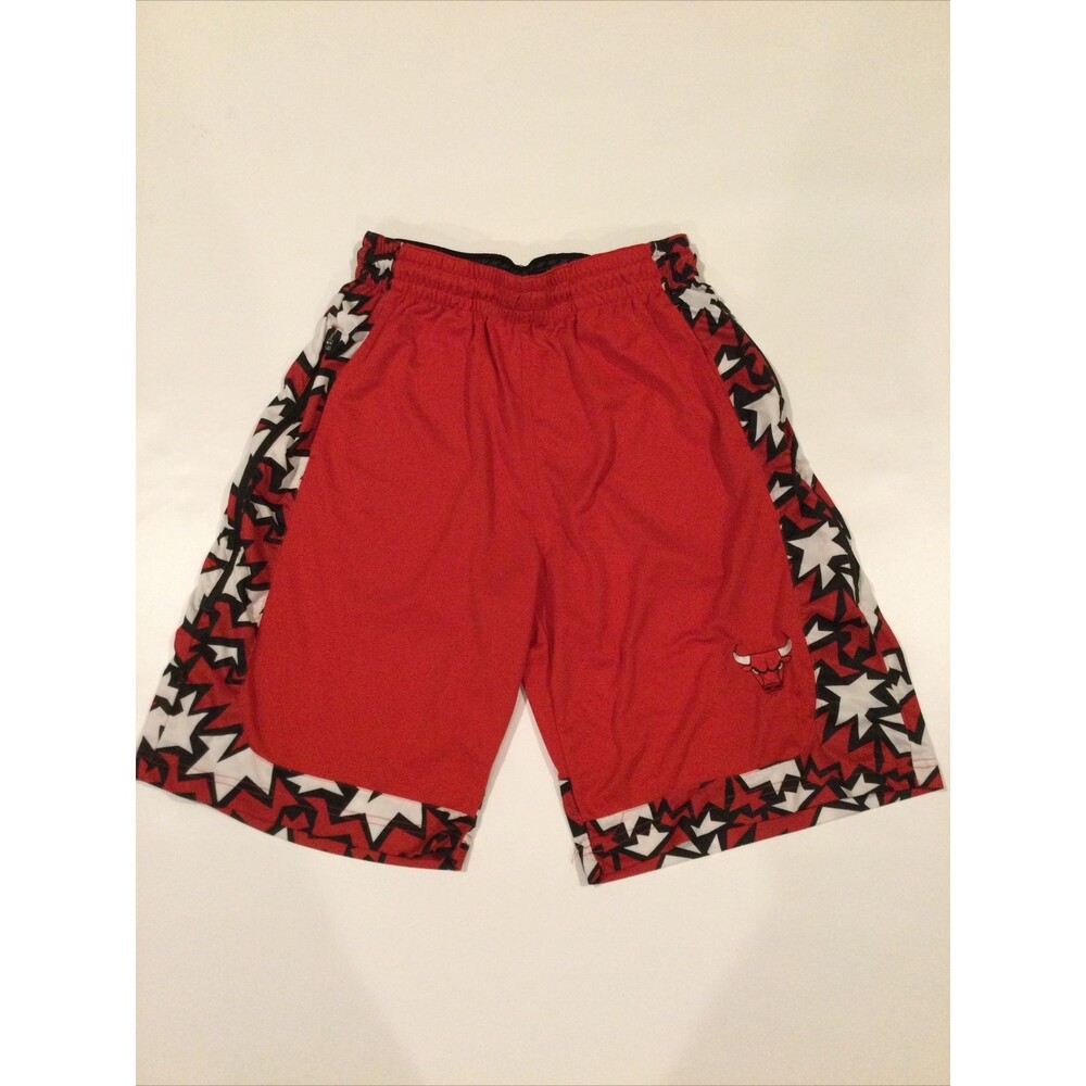 Zipway NBA Basketball Men's Chicago Bulls Basketball Shorts - Red Vented Sz M
